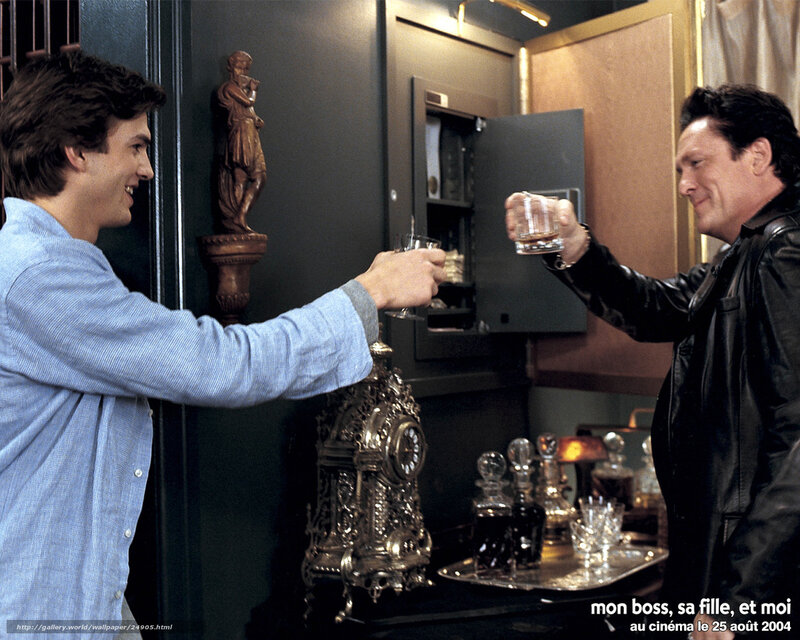 Two men toasting with drinks