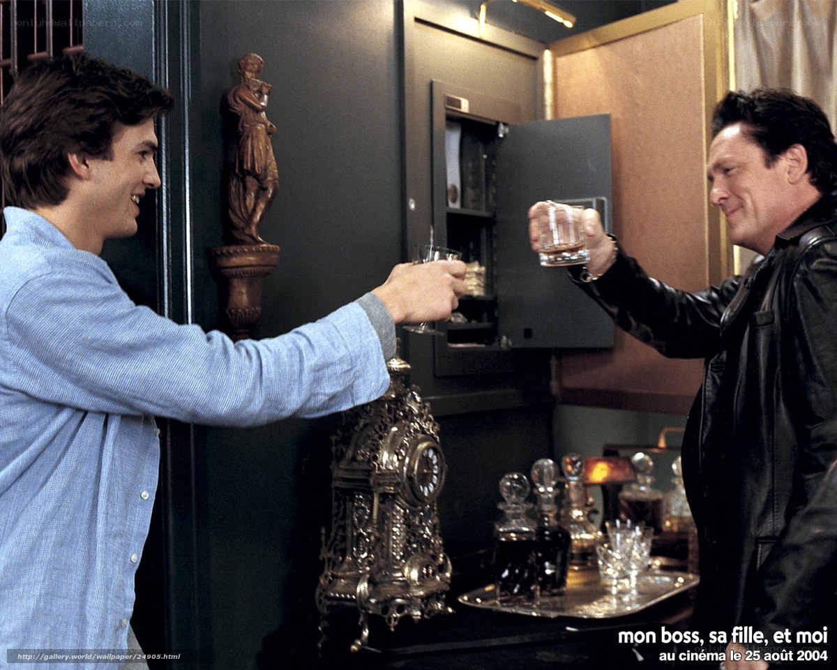 Two men toasting with drinks
