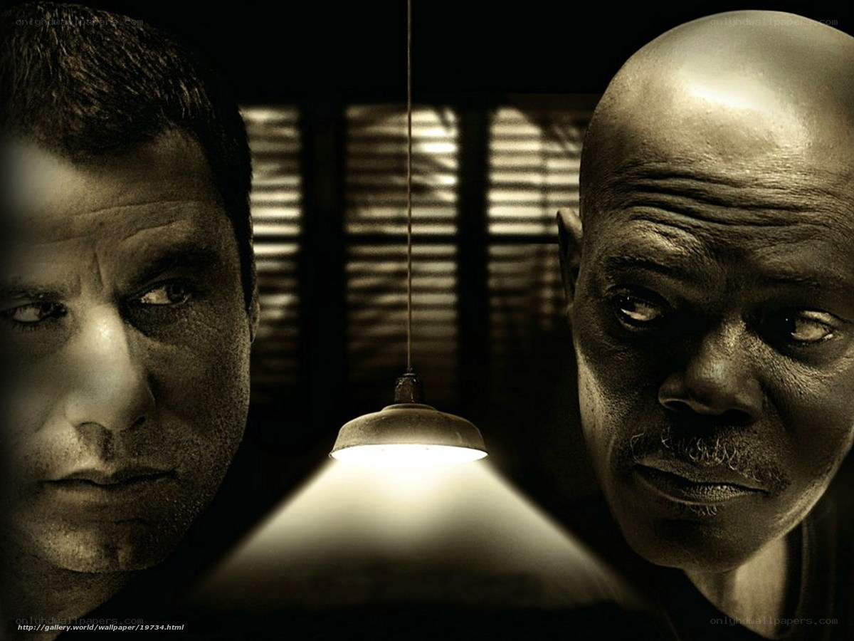 two men under a lamp
