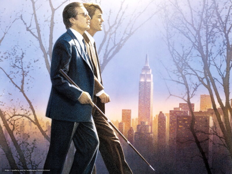 Two men walking in city