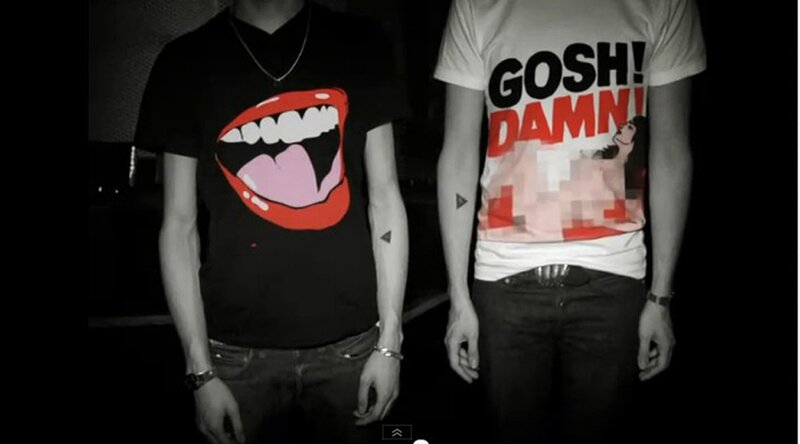 Two Men Wearing T-shirts