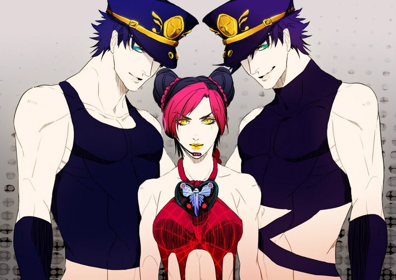 Two Men with a Woman
