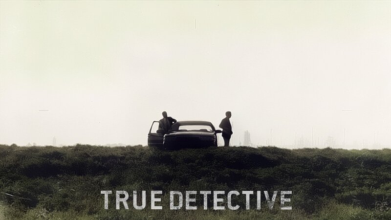 Two Men with Car — Green