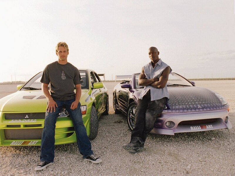 Two Men with Cars — Green