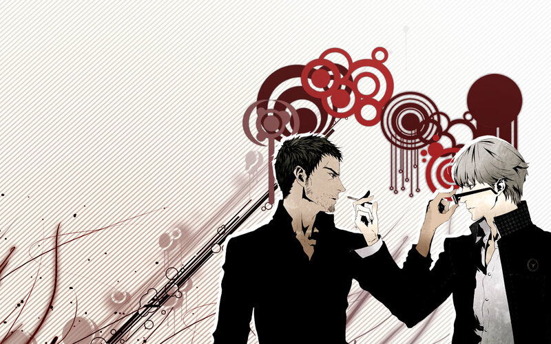 two men with cigarette