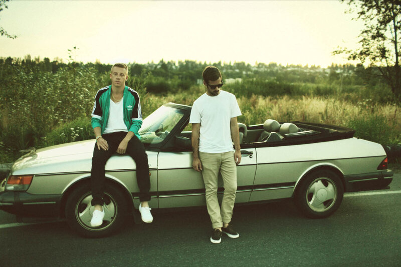 Two Men with Convertible Car
