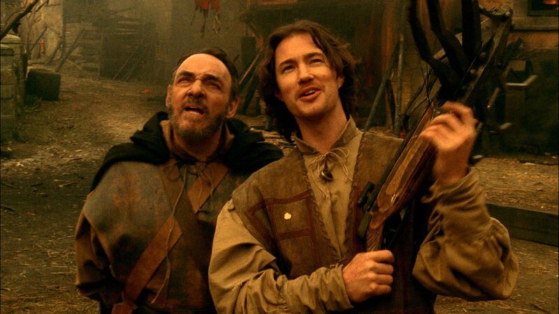 Two Men with Crossbow