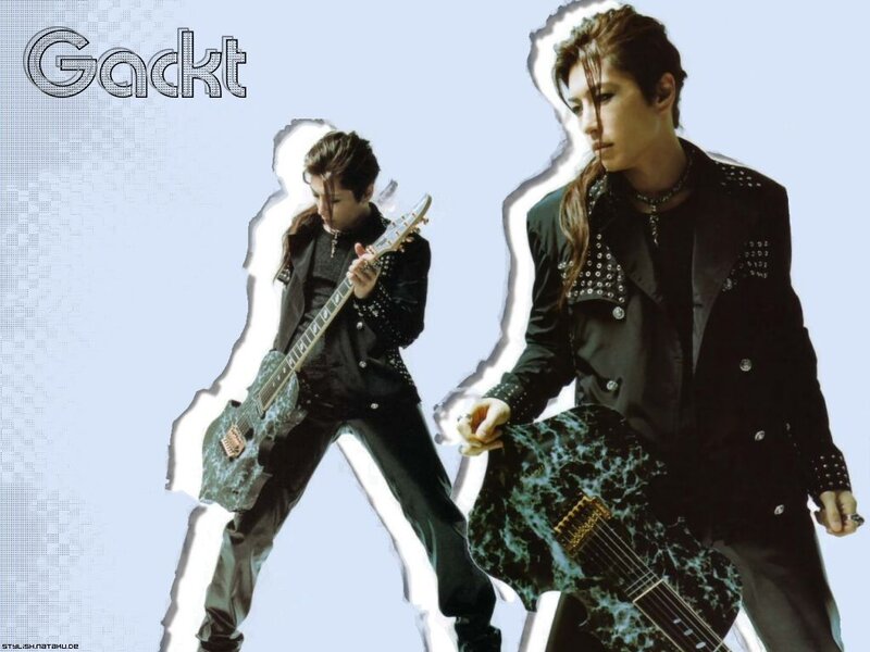 Two Men with Guitars — Black