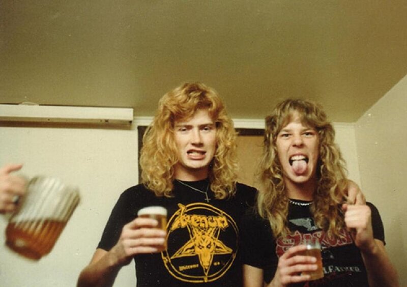 Two Men with Long Hair — Black