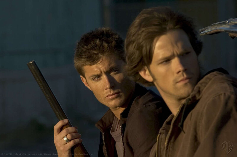 two men with shotgun
