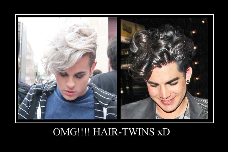 Two Men with Styled Hair