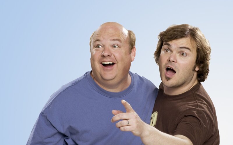 two men with surprised expressions