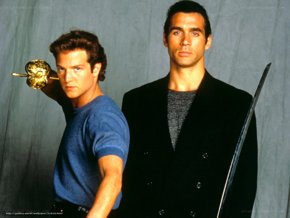 Two men with swords