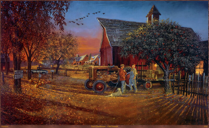 Two Men with Tractor