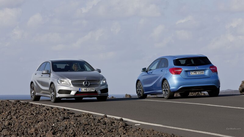 Two Mercedes-Benz Cars — Silver