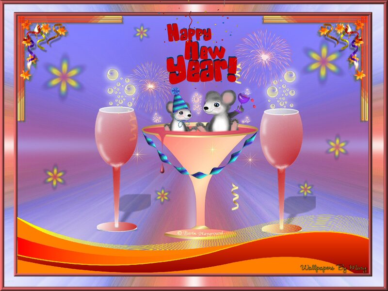 Two Mice in a Cocktail Glass