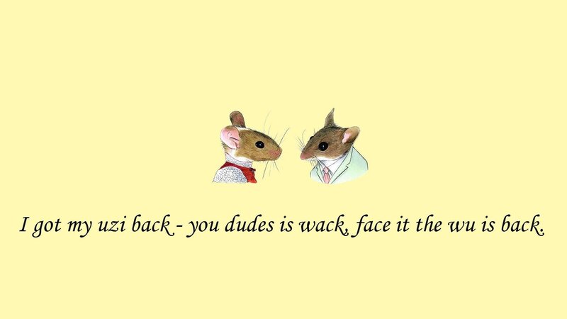 Two Mice in Suits — Yellow