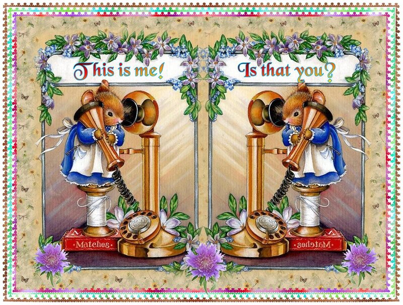 Two Mice on Phones