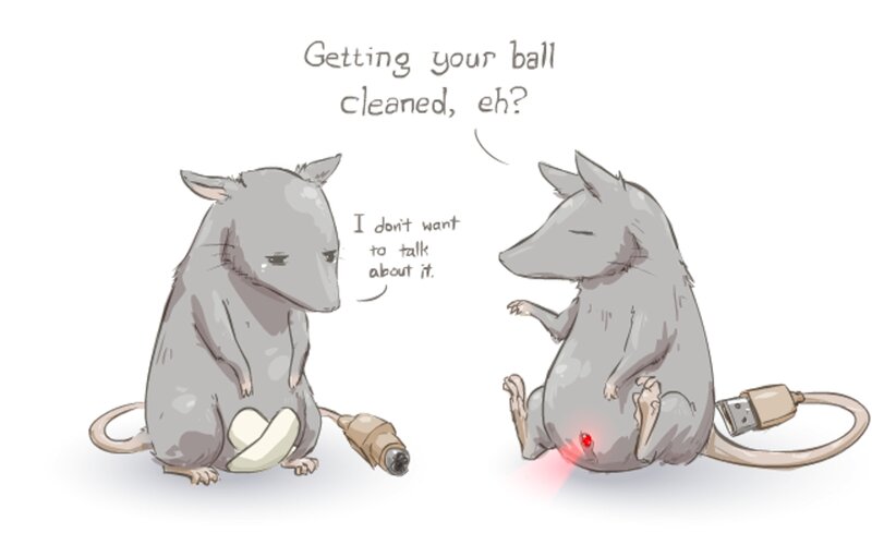 Two Mice with USB Cables