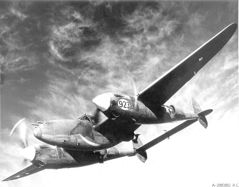 Two Military Aircraft — Black, Dramatic, Photograph