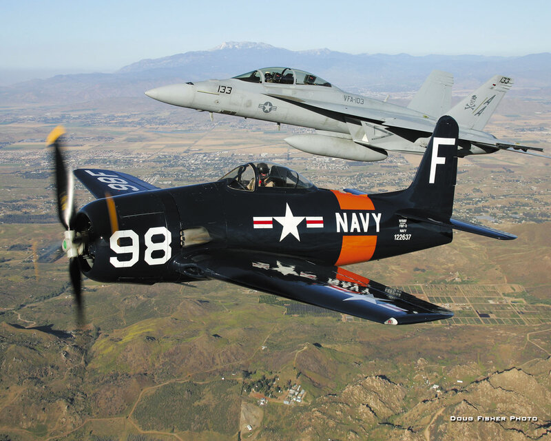 Two Military Aircraft — Black