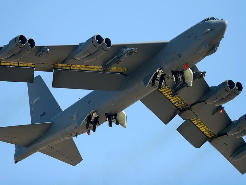 Two Military Bombers — Gray, Dramatic