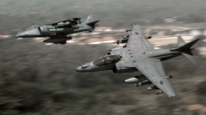 Two Military Jets — Gray, Dynamic, 3d Render