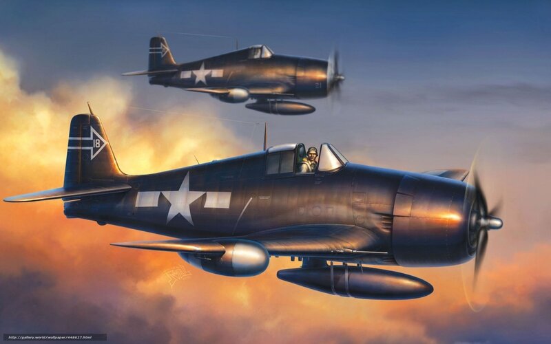 Two Military Planes — Blue, Dramatic