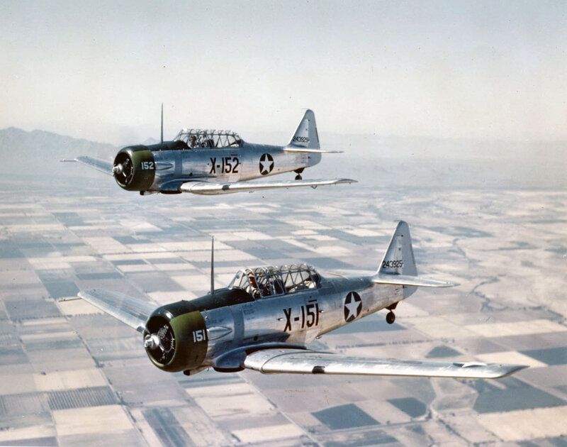 Two Military Planes — Silver