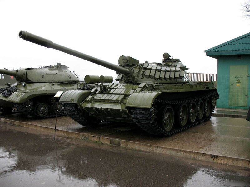 Two Military Tanks — Green, Overcast