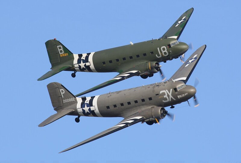 Two Military Transport Planes