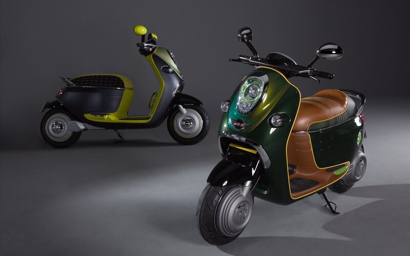 Two Mini Concept Scooters