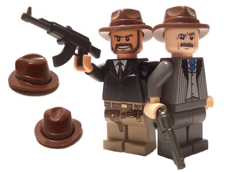 Two Minifigures with Guns