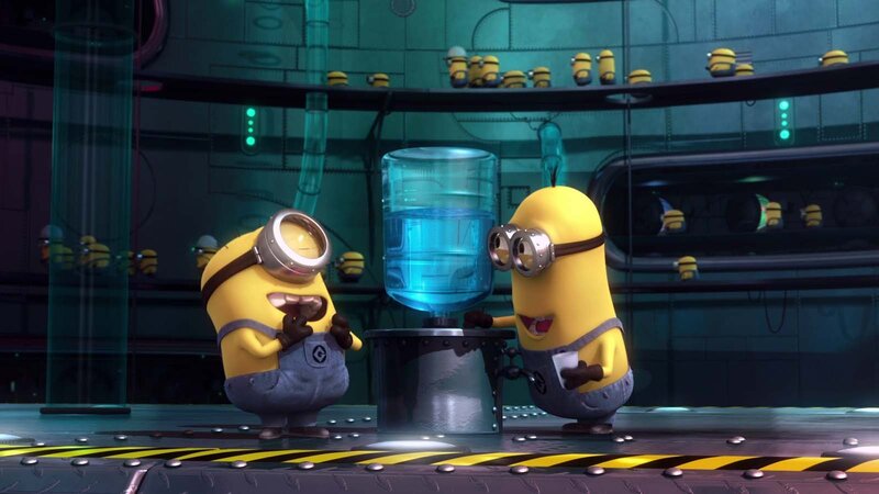 Two Minions at Water Cooler