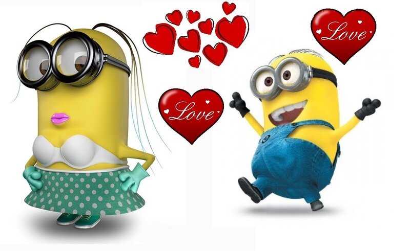 Two Minions in Love