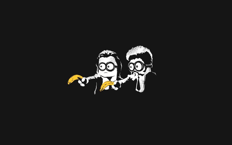 Two Minions with Bananas