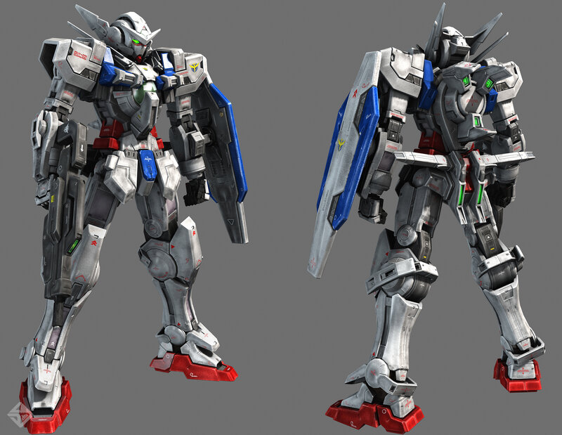Two Mobile Suits