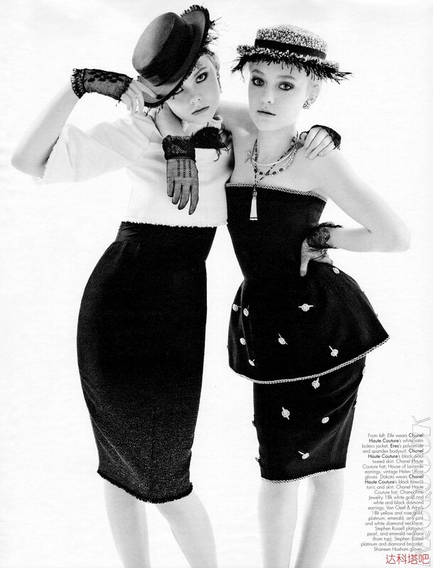 Two models in vintage fashion