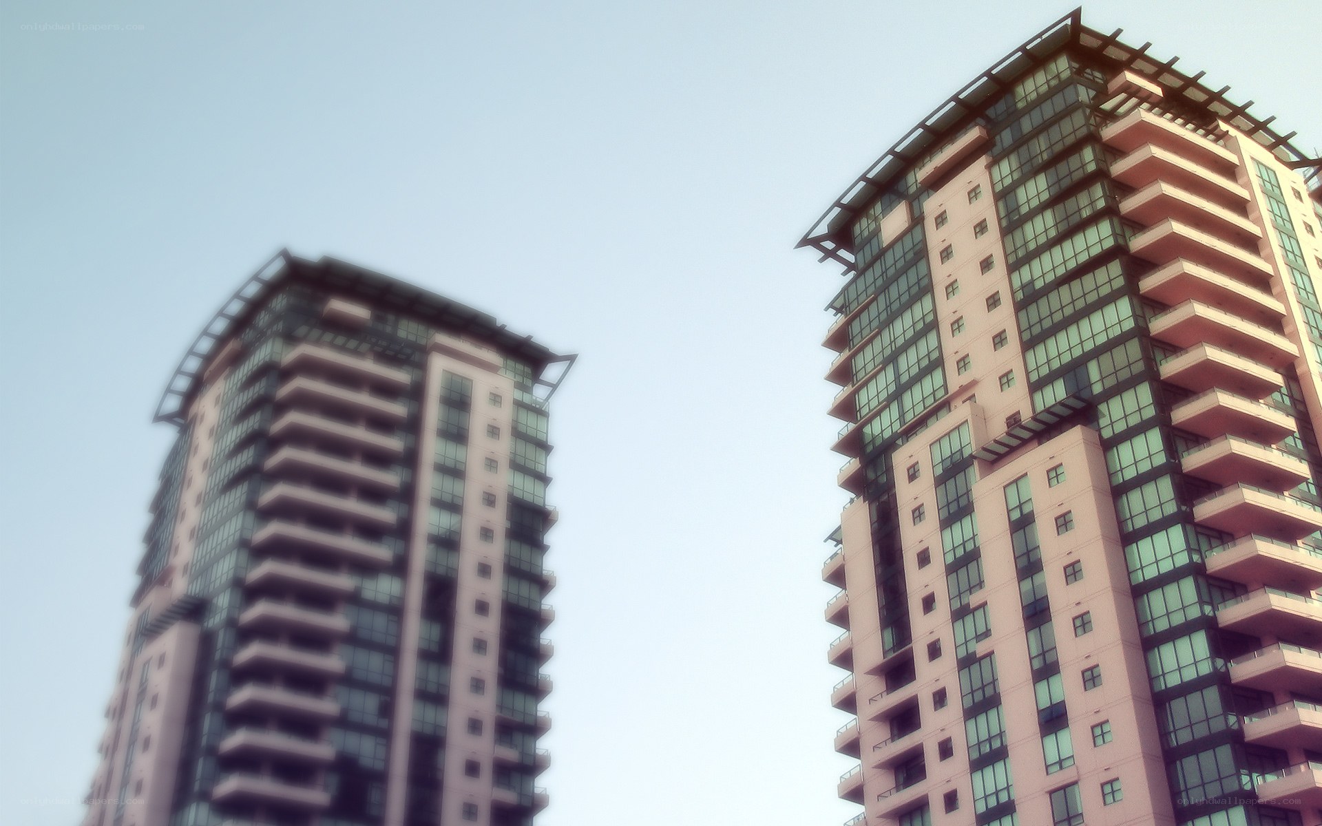 Two modern high-rise buildings