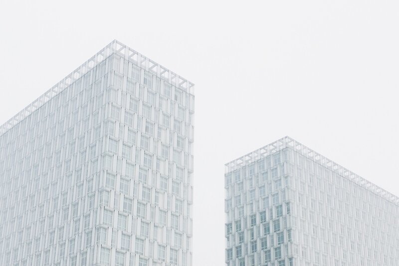 Two Modern Skyscrapers