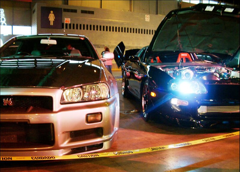 Two Modified Sports Cars — Black