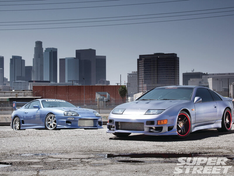 Two Modified Sports Cars