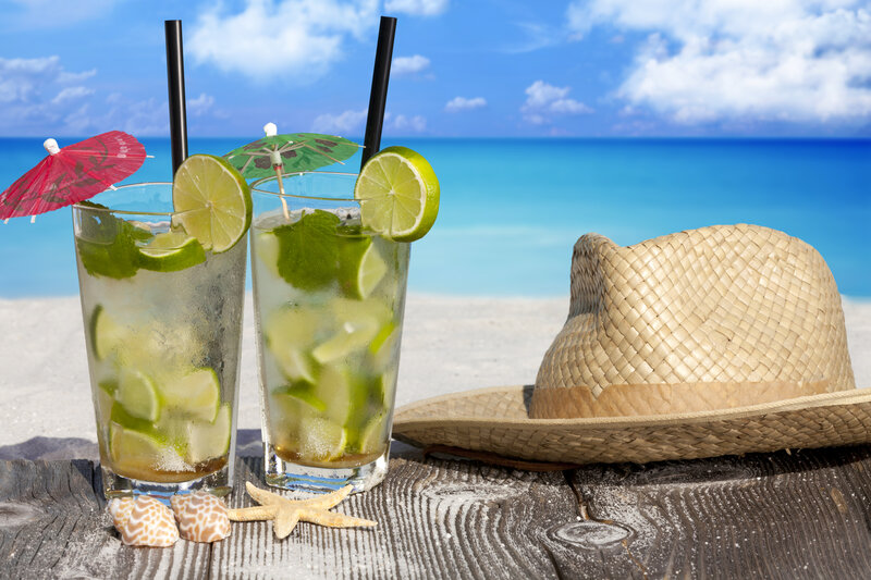 Two Mojito Drinks