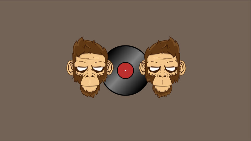 Two Monkey Heads