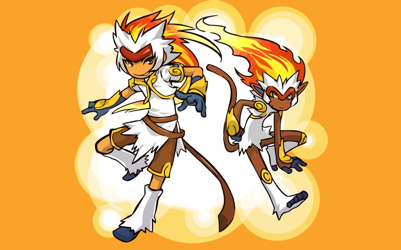 Two Monkey-like Creatures