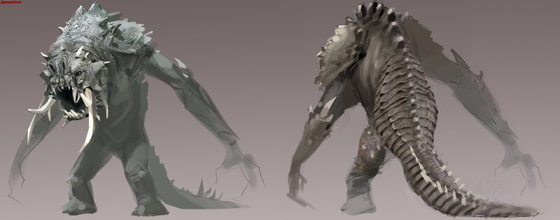 Two Monster Creatures