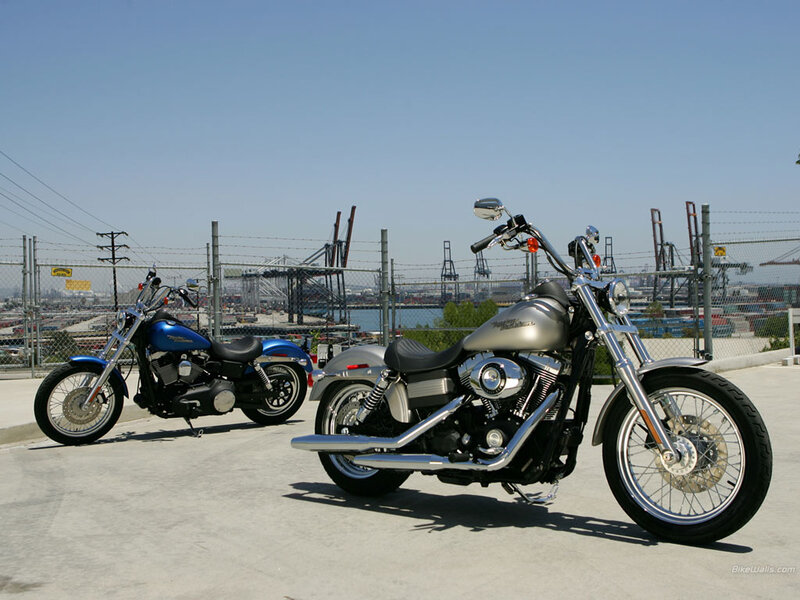 Two Motorcycles Parked — Silver