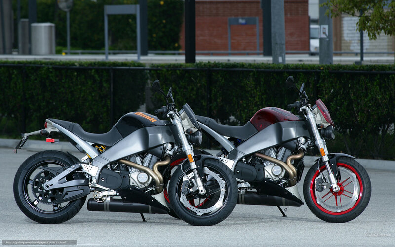 Two Motorcycles Side by Side