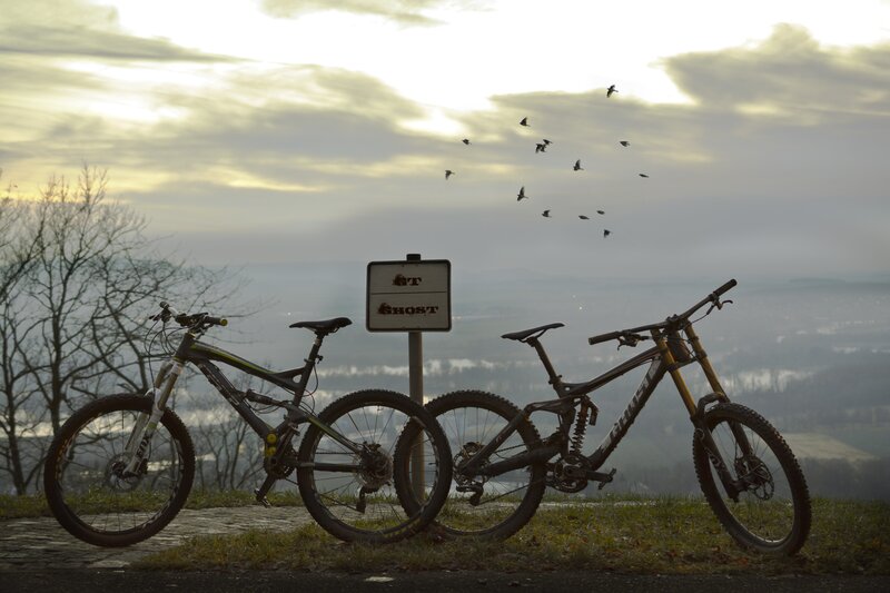 Two Mountain Bikes