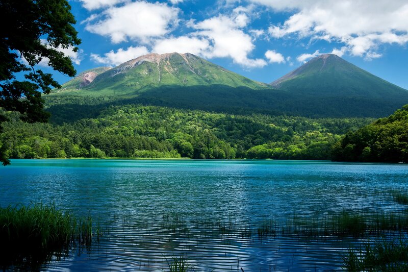 Two Mountains and a Lake